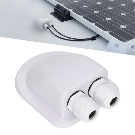 rv solar roof junction box|BougeRV Solar Weatherproof Double Cable Entry .